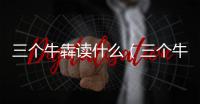 三個(gè)牛犇讀什么（三個(gè)牛）
