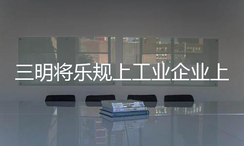 三明將樂規(guī)上工業(yè)企業(yè)上半年完成產(chǎn)值90.74億元