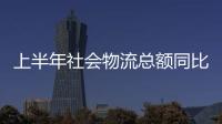 上半年社會物流總額同比增10％