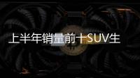 上半年銷量前十SUV生產企業共售281.3萬輛