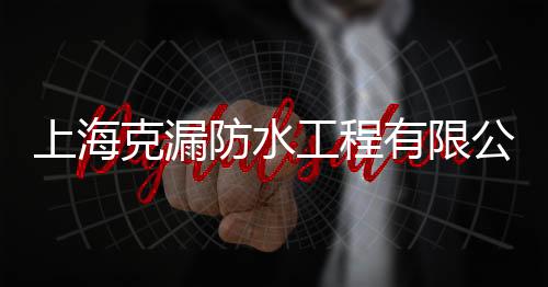 上海克漏防水工程有限公司(關于上海克漏防水工程有限公司簡述)