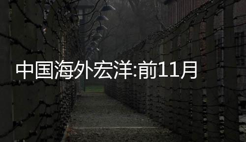 中國海外宏洋:前11月累計合約銷售額360.76億元