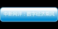 中新網評：數字經濟乘風起，高質量發展“新”中有“數”