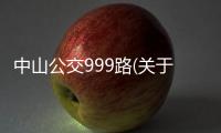 中山公交999路(關(guān)于中山公交999路簡述)