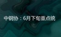 中鋼協：6月下旬重點統計鋼企粗鋼日產224.6萬噸環比降0.74%