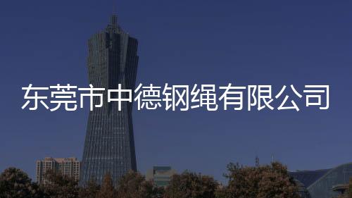 東莞市中德鋼繩有限公司(關(guān)于東莞市中德鋼繩有限公司簡述)