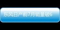 東風日產前7月銷量破61萬 4款車創紀錄