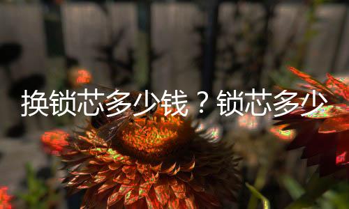 換鎖芯多少錢？鎖芯多少錢？換鎖芯的人工費多少錢？