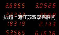 排超上海江蘇雙雙完勝闖關 遼寧意外丟局3