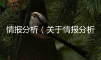 情報分析（關于情報分析的基本情況說明介紹）