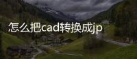 怎么把cad轉換成jpg格式，如何把cad轉換成jpg格式