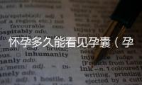 懷孕多久能看見孕囊（孕早期B超檢查內容）