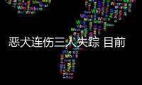 惡犬連傷三人失蹤 目前未落網(wǎng)