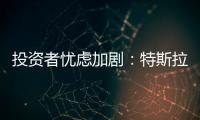 投資者憂慮加劇：特斯拉股票創新低