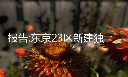 報告:東京23區新建獨棟住宅均價漲28%,近10年首次突破1億日元大關