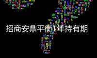 招商安鼎平衡1年持有期混合C基金經理發生變更