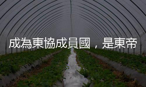 成為東協成員國，是東帝汶獨立20年來的未竟之路