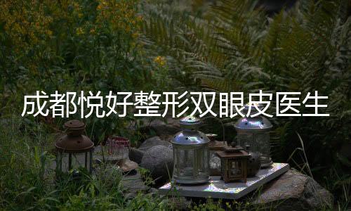 成都悅好整形雙眼皮醫(yī)生及價格查詢:預(yù)約陳國雙醫(yī)生做眼綜合費(fèi)用4980起