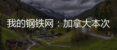 我的鋼鐵網(wǎng)：加拿大本次火災(zāi)對(duì)鐵礦石供應(yīng)幾乎沒(méi)有影響