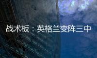 戰術板：英格蘭變陣三中衛收奇效 邊翼衛對線完勝德國