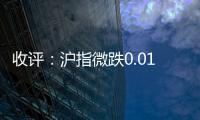 收評：滬指微跌0.01%創(chuàng)業(yè)板漲1.3%兩市成交額創(chuàng)逾8個月新高