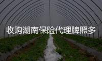 收購湖南保險代理牌照多少錢