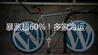 暴漲超60%！多家海運頭部公司發漲價函！