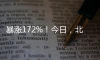 暴漲172%！今日，北交所激光測量傳感第一股誕生！市值15億