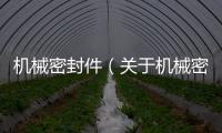 機械密封件（關于機械密封件的基本情況說明介紹）