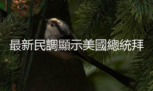 最新民調顯示美國總統拜登支持率下滑至34%