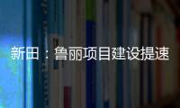 新田：魯麗項目建設提速 點燃縣域發展新引擎