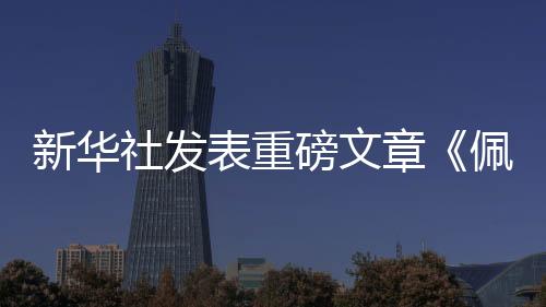 新華社發(fā)表重磅文章《佩洛西竄臺(tái)的若干事實(shí)》