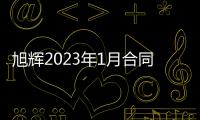 旭輝2023年1月合同銷售額50.2億元