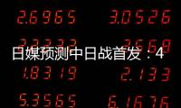 日媒預測中日戰首發：4231或433 南野拓實領銜攻擊線