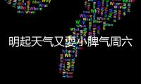 明起天氣又耍小脾氣周六氣溫或直追31℃