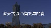 春天古詩25首簡單的春曉（春天古詩25首簡單的）