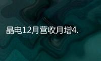 晶電12月營收月增4.89% 今年第3季有望轉盈,企業新聞