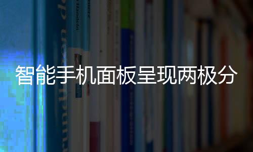 智能手機(jī)面板呈現(xiàn)兩極分化：京東方拿下手機(jī)OLED面板15%份額位居全球第二