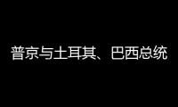 普京與土耳其、巴西總統通話討論巴以局勢