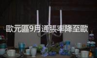 歐元區9月通脹率降至歐洲央行目標水平之下