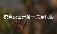 校黨委召開第十次黨代會籌備情況通報會