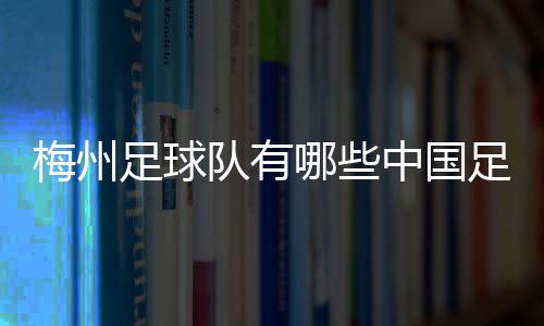 梅州足球隊有哪些中國足球新聞網首頁足球起源簡介