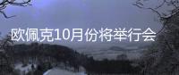 歐佩克10月份將舉行會議開始挑選新秘書長