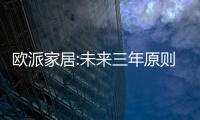 歐派家居:未來三年原則上每年派發現金紅利合計不低于15億元