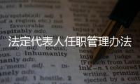 法定代表人任職管理辦法（法定代表人任職文件）