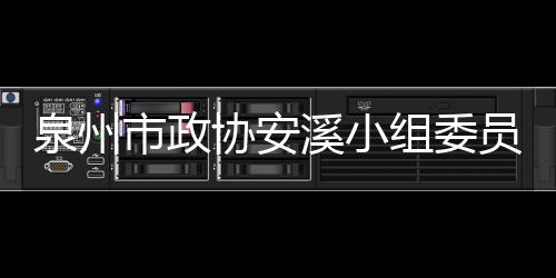 泉州市政協安溪小組委員一行蒞石視察文旅經濟發展情況