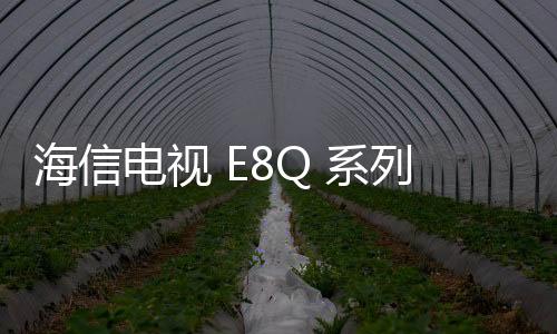 海信電視 E8Q 系列旗艦新品發(fā)布會直播（視頻）