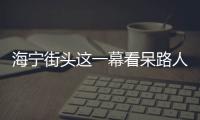 海寧街頭這一幕看呆路人！網友：必須點贊！