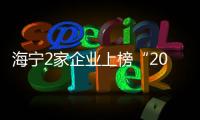 海寧2家企業上榜“2021浙江省民營企業100強”!