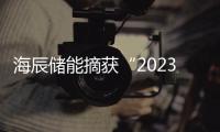 海辰儲能摘獲“2023年度中國新型儲能電池企業(yè)創(chuàng)新力獎”